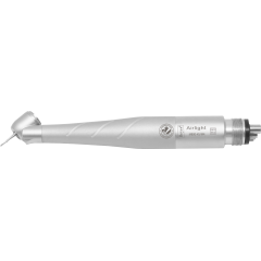 Beyes Dental Canada Inc. High Speed Air Turbine Surgical Handpiece - M800-45/M4, M4 Backend, 45 Degree Head, Rear Exhaust, Triple Jet, Direct-LED